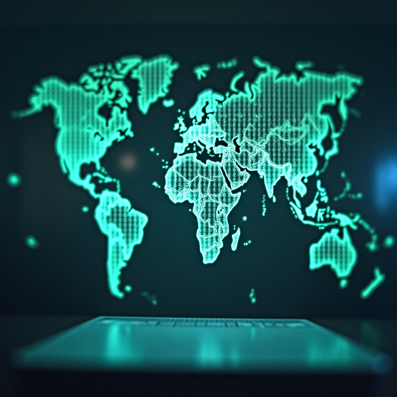 Global logistics planning with digital overlays on a cargo map